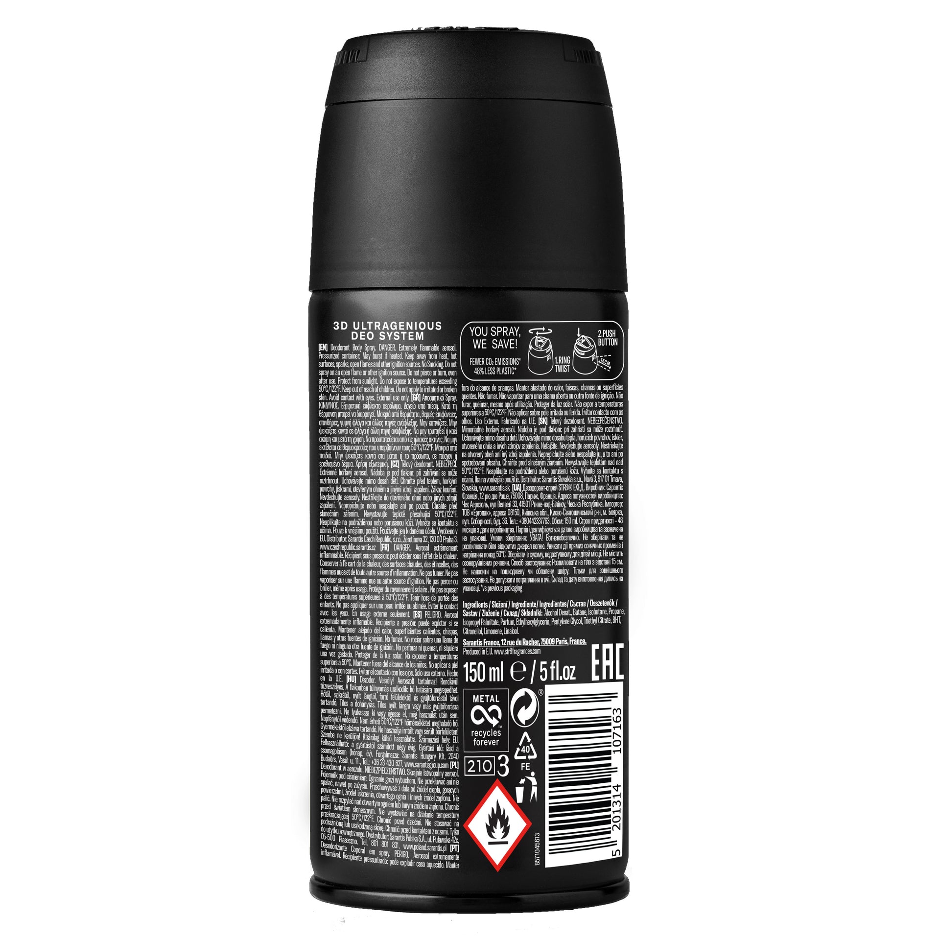 STR8 Deodorant Spray Ahead 150ml