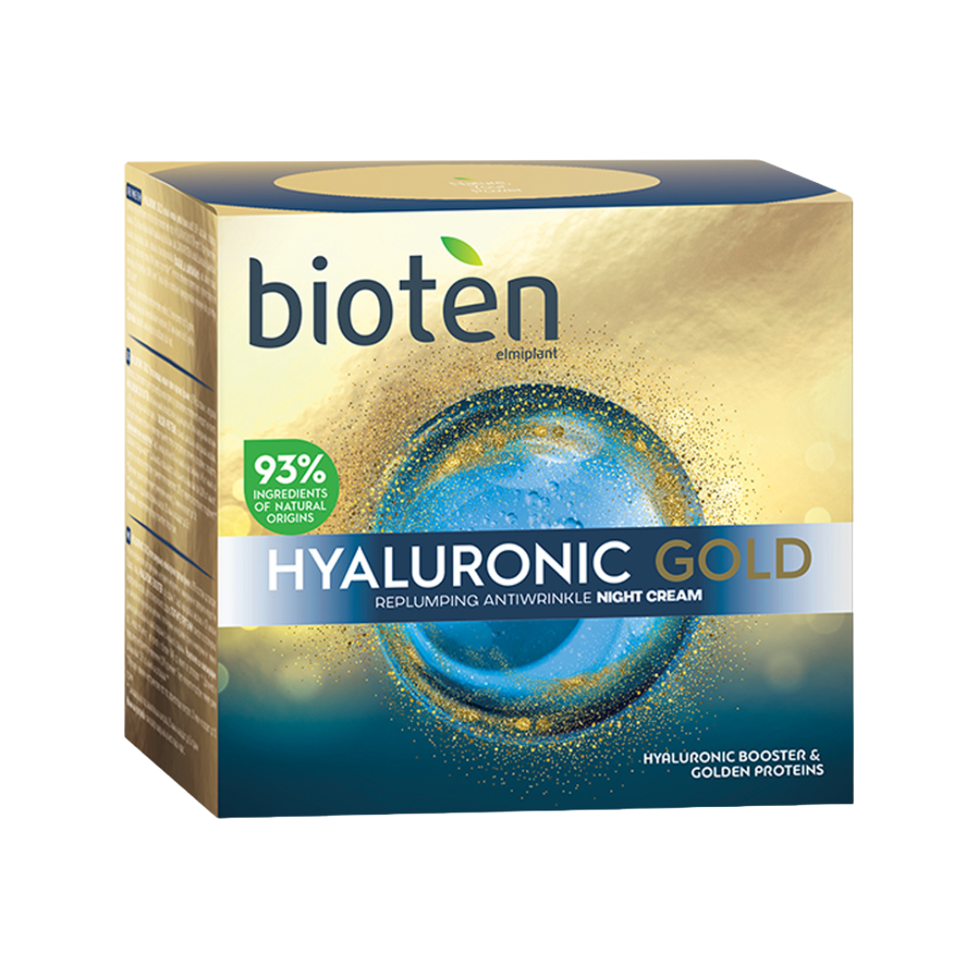 Bioten Hyaluronic Gold Replumping Antiwrinkle Night Cream 50ml