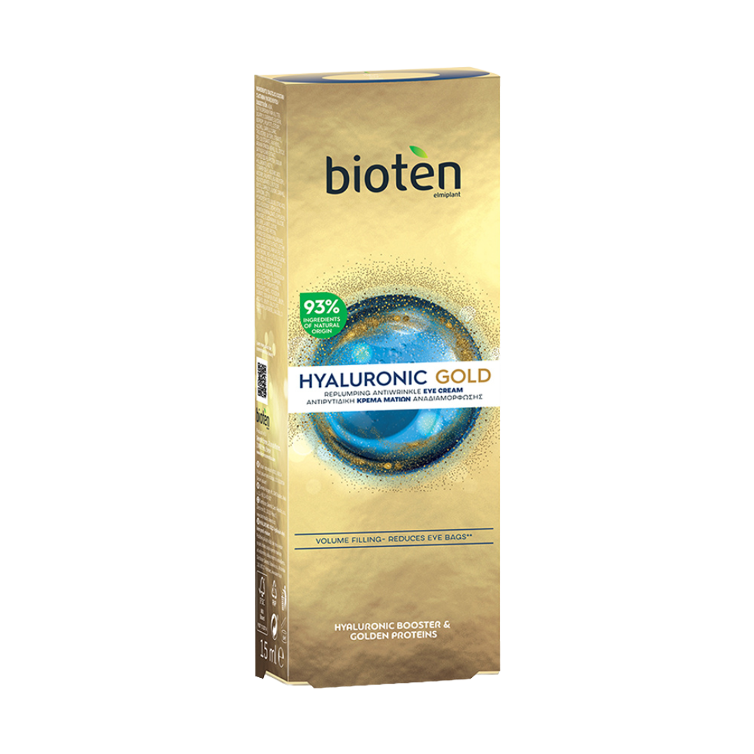 Bioten Hyaluronic Gold Replumping Antiwrinkle Eye Cream 15ml