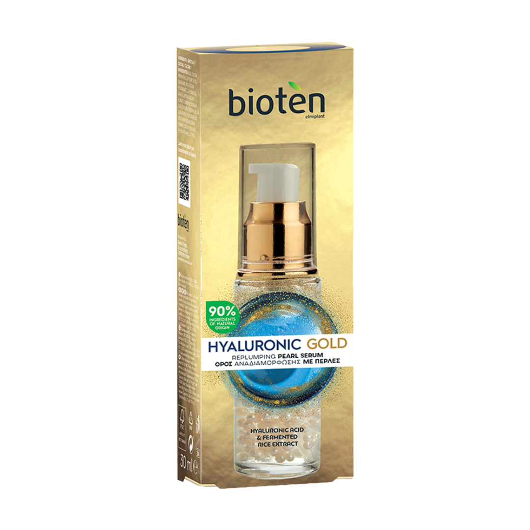 Bioten Hyaluronic Gold Replumping Pearl Serum 30ml