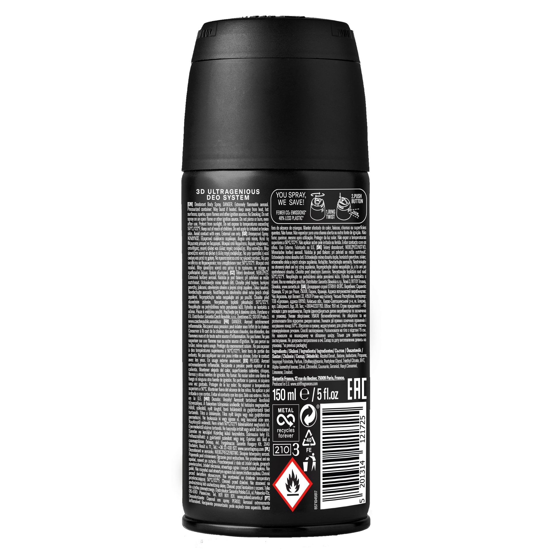 STR8 Deodorant Spray Faith 150ml