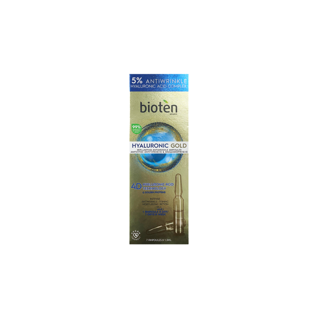 Bioten Anti Age Ampoules Hyaluronic Gold 7x1 3ml