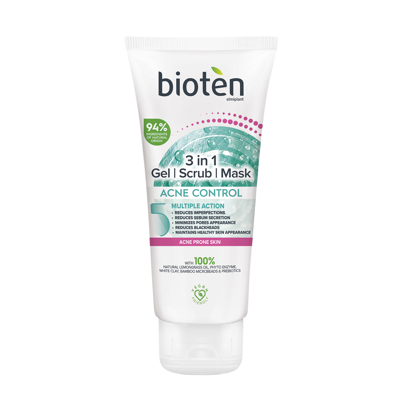 Bioten 3-in-1 Acne Control Gel | Scrub | Mask 100ml