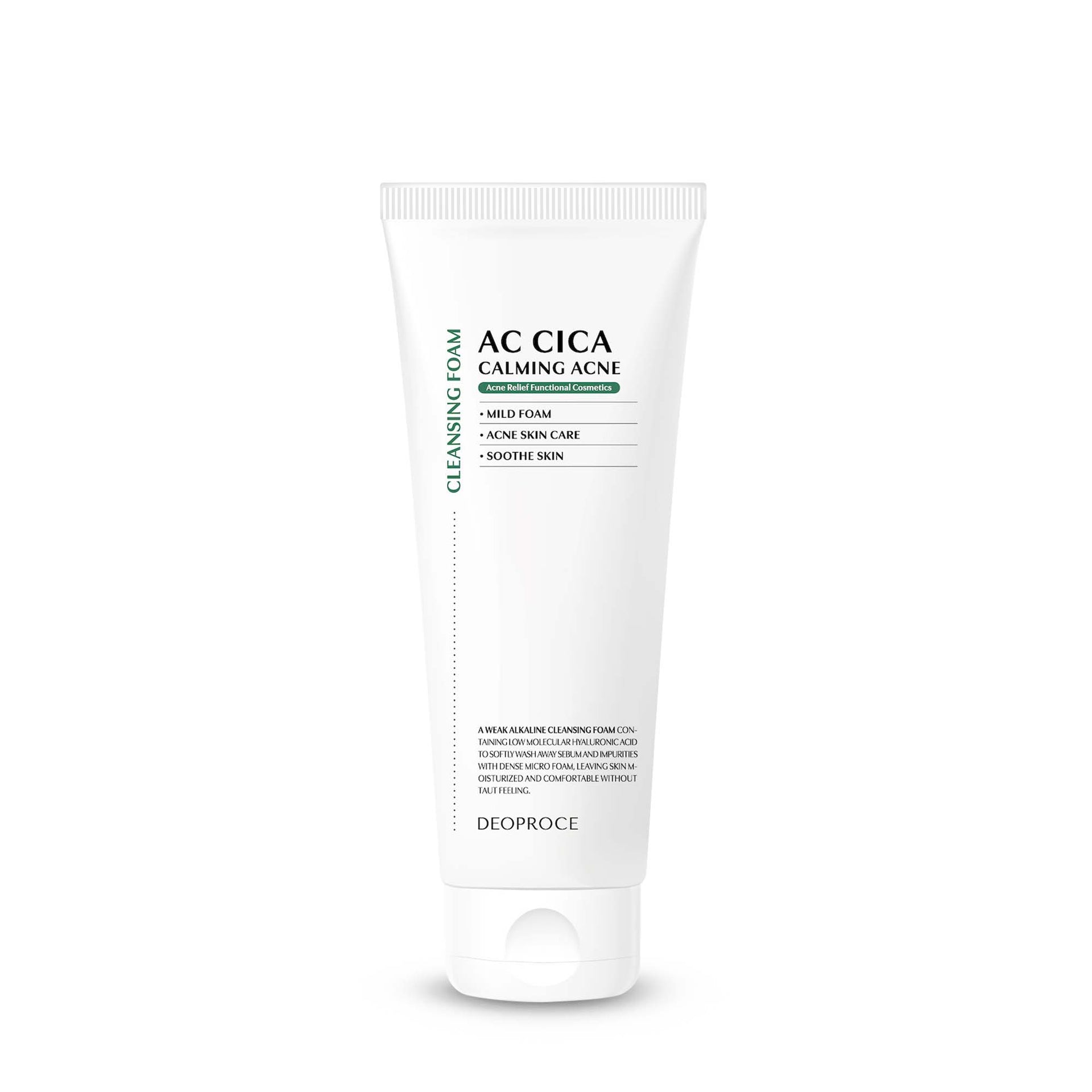 DEOPROCE AC Cica Calming Acne Cleansing Foam 150ml