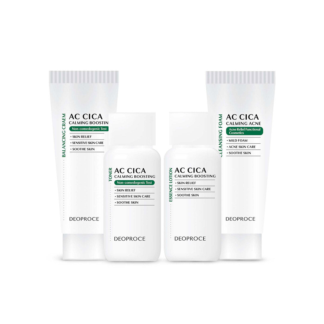 DEOPROCE AC Cica Calming Boosting Trial Kit