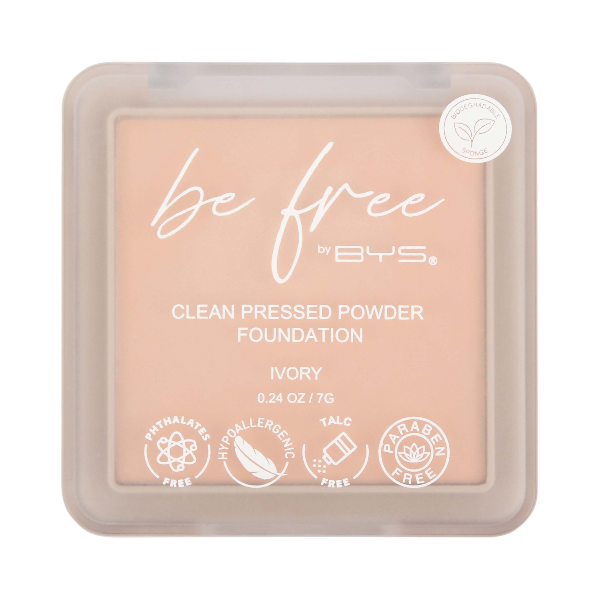 BYS Be Free Clean Pressed Powder Foundation